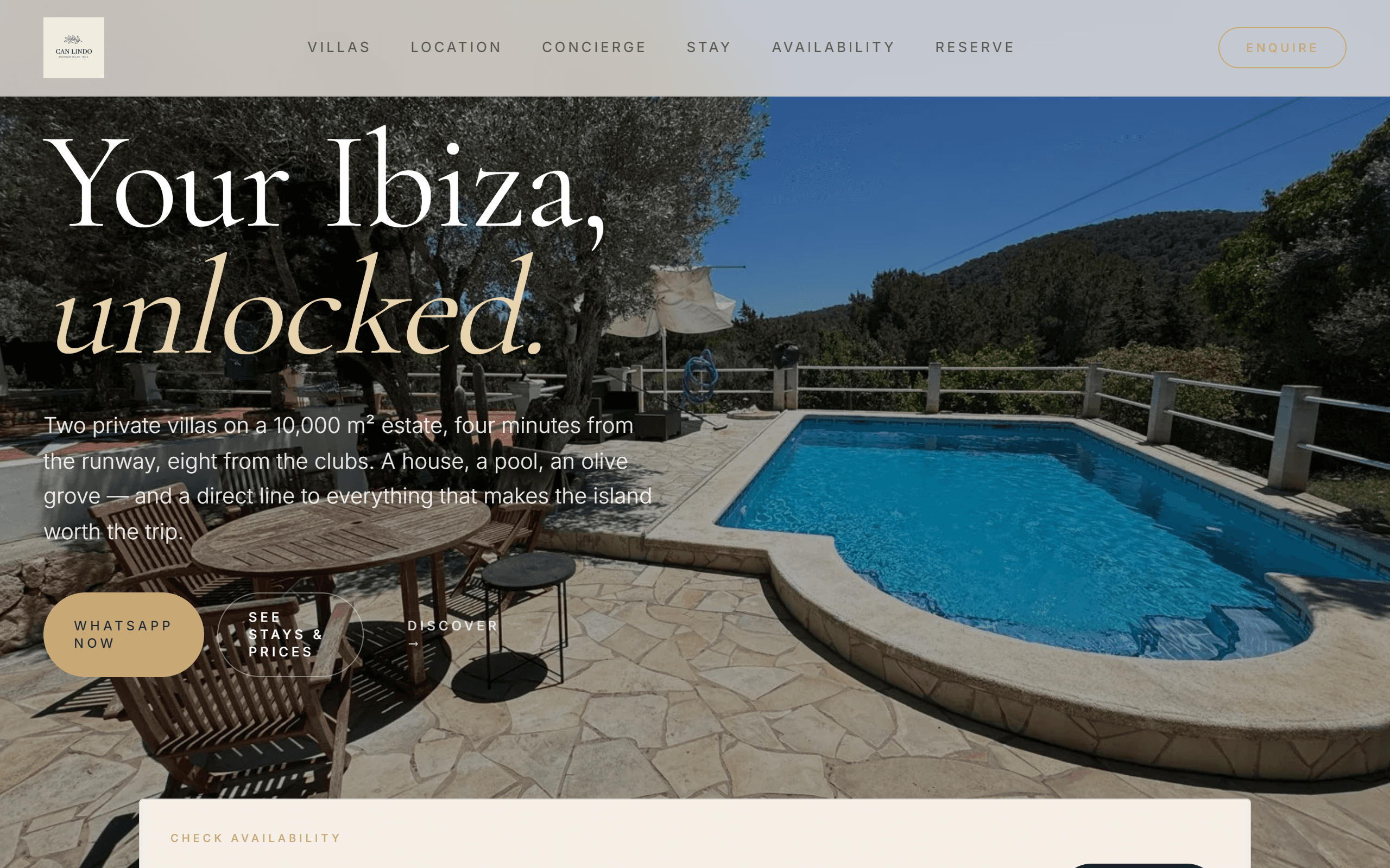 Can Lindo — sito realizzato dallo Studio