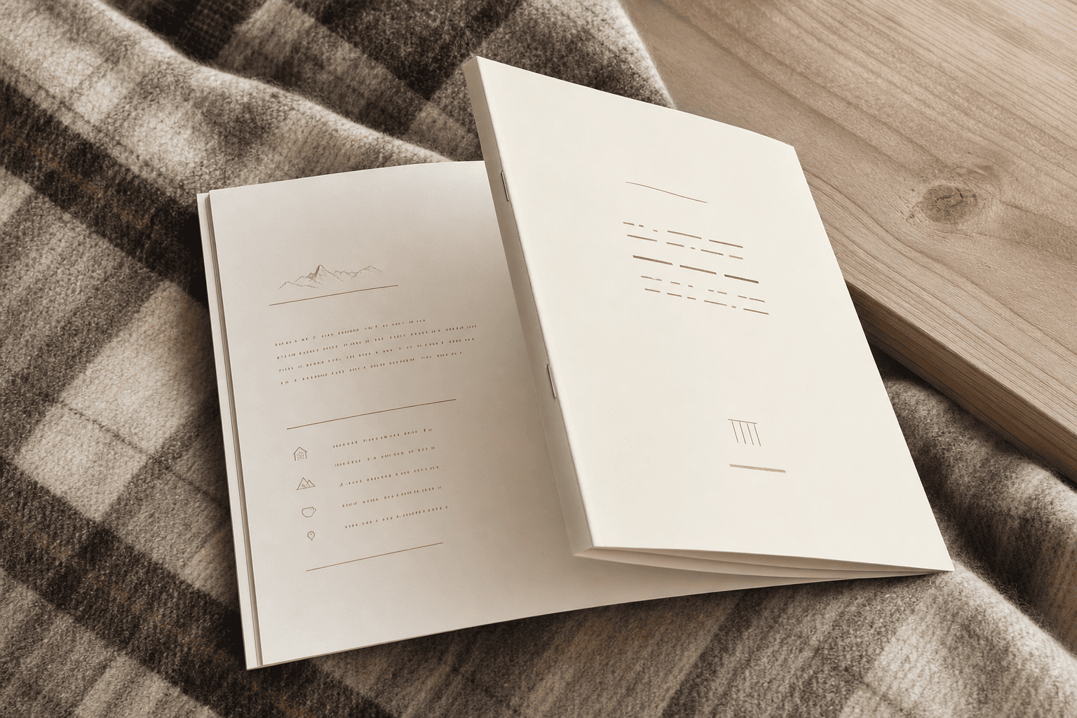 Welcome book stampato e rilegato per gli ospiti