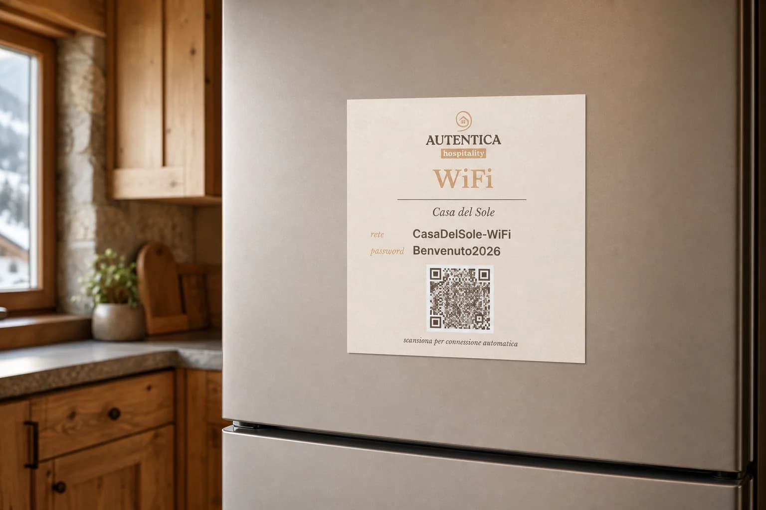Adesivo wifi brandizzato
